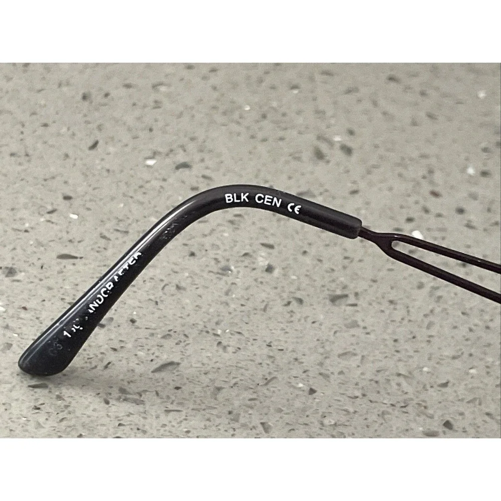 CEN ADP016 Eyeglasses 48-17-130 FRAMES ONLY BLK CEN Half Rim Purple bronze